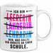 Lehrer Unterricht Tasse Geschenk Lustige Geschenkidee Spruch Ich Bin Lehrerin Ach Was Soll'S Ich Arbeite An Einer Schule Weiß Trendation