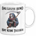 Sensenmann Tasse Geschenk Lustige Geschenkidee Spruch Das Letzte Hemd Hat Keine Taschen Weiß Trendation