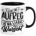 Bayern Tasse Geschenk Lustige Bayrische Sprüche Bayern Dialekt Kaffee-Becher Schwarz Trendation