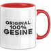 Gesine Tasse Original 100% Gesine Geschenk Rot Trendation