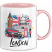 England London Tasse Geschenk Lustige Geschenkidee Spruch Rosa Trendation
