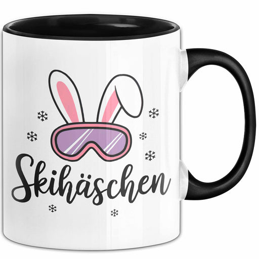 Skifahren Skifahrer Tasse Geschenk Skihäschen Geschenkidee Geschenkidee Lustig Trendation