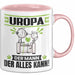 Uropa Tasse Geschenk für Uropa Der Mann Der Alles Kann Geschenkidee zum Geburtstag Rosa Trendation