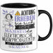 Elektronische Musikproduzentin Tasse Geschenk Lustiger Spruch Bitte Erheben Sie Sich Seine Majestät Die Elektronische Musikproduzentin Betritt Den Raum Schwarz Trendation