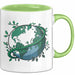 Öko Krieger Tasse Geschenkidee für Grünen Planeten Grün Trendation