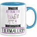 Tiermalerin Tasse Geschenk Becher Stark Attraktiv Furchtlos Tiermalerin Lustige Geschenkidee Blau Trendation