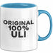 Uli Tasse Original 100% Uli Geschenk Blau Trendation