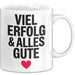 Büroarbeit Kollege Abschied Tasse Geschenk Lustige Geschenkidee Spruch Viel Erfolg Und Alles Gute Weiß Trendation