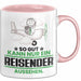 Reisender Geschenk Tasse So Gut Kann Nur Ein Reisender Aussehen Geschenkidee Kaffee-Becher Rosa Trendation