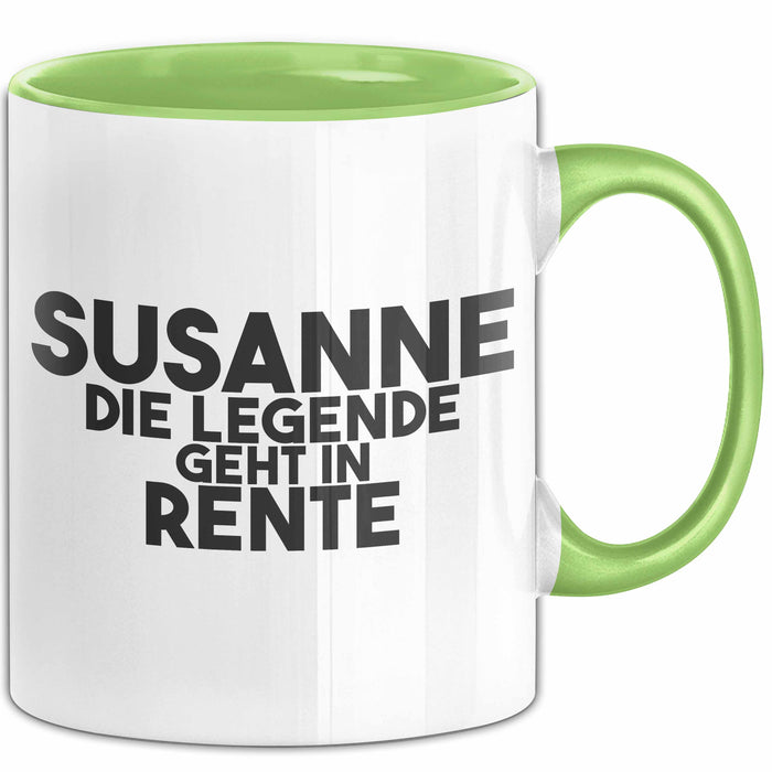 Susanne Tasse Susanne – Die Legende Geht In Rente Geschenk