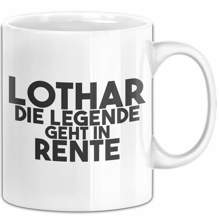 Lothar Tasse Lothar – Die Legende Geht In Rente Geschenk