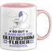 Gleitschirmflieger Geschenk Tasse So Gut Kann Nur Ein Gleitschirmflieger Aussehen Geschenkidee Kaffee-Becher Rosa Trendation