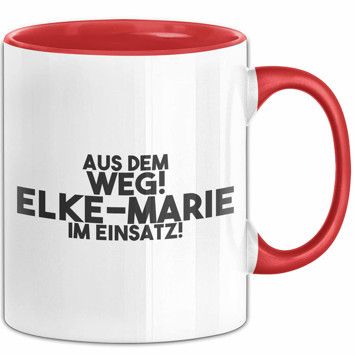 Elke-Marie Tasse Aus Dem Weg! Elke-Marie Im Einsatz! Geschenk