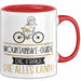 Mountainbike-Guide Geschenk Tasse Becher Die Frau Die Allen Kann Geschenkidee für eine Mountainbike-Guide Lustig Rot Trendation