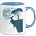 Kaninchen Hase Tierliebhaber Tasse Geschenk Lustige Geschenkidee Spruch Blau Trendation