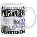 Popsänger Geschenk Tasse Lustige Geschenkdiee für einen Popsänger Geburtstag Ich Bin Popsänger Ich Kann Es Dir Erklären Aber Nicht Für Dich Verstehen Weiß Trendation