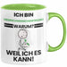 Meerschweinchenfreund Geschenk Tasse Lustiger Spruch Ich Bin Meerschweinchenfreund Warum Weil Ich Es Kann Geschenkidee Bester Meerschweinchenfreund Geburtstag Kaffee-Becher Grün Trendation