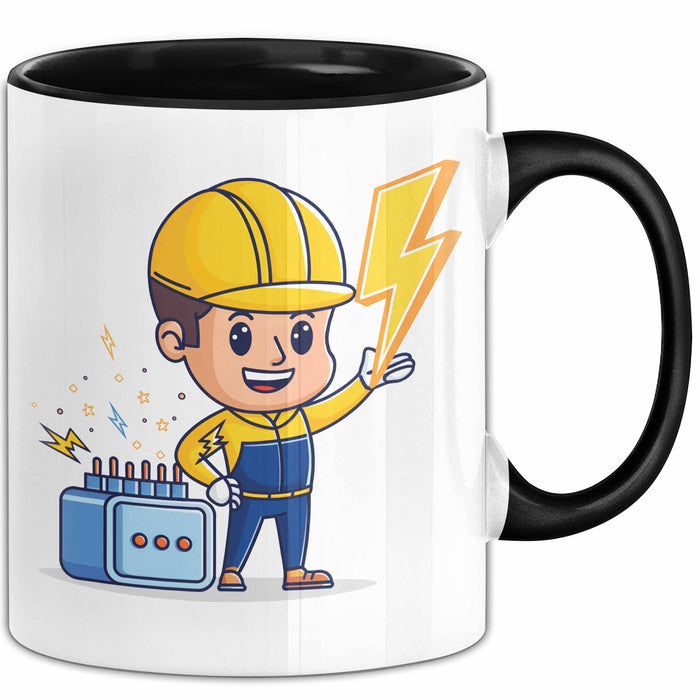 Elektriker Tasse Geschenk Lustige Geschenkidee Spruch Für Elektro Profis Trendation
