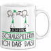 Geschenk für Schauspielerin Tasse Lustige Geschenkidee Geburtstag Ich Bin Schauspielerin Ich Darf Das Weiß Trendation