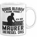 Maurer Tasse Geschenk Ruhig Bleiben Ich Bin Maurer Und Regel Das Geschenkidee Weiß Trendation