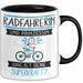 Radfahrerin Und Prinzessin Tasse Geschenk Für Eine Radfahrerin Geburtstag Was Ist Deine Superkraft Trendation