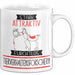 Tierverhaltensforscherin Tasse Geschenk Becher Stark Attraktiv Furchtlos Tierverhaltensforscherin Lustige Geschenkidee Weiß Trendation