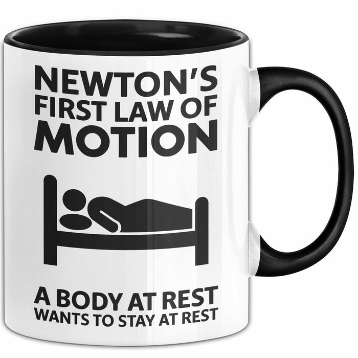 Physiker Tasse Geschenk Newtons Erstes Bewegungsgesetz Trendation