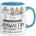 Anwältin Tasse Geschenk Lustig Abstand Halten Hochleistungs-Anwältin Mit Drang Zur Perfektion Bei Der Arbeit Blau Trendation