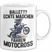Motorcross Tasse Geschenk Ballett Echte Mädchen Fahren Motocross Weiß Trendation