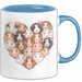 Meerschweinchen Herz Tierliebhaber Tasse Geschenk Lustige Geschenkidee Spruch Blau Trendation