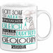 Geologin Geschenk Becher Tasse Gott Schuf Alle Menschen Gleich Nur Die Besten Durfeten Geologin Werden Geschenkidee Lustig Weiß Trendation