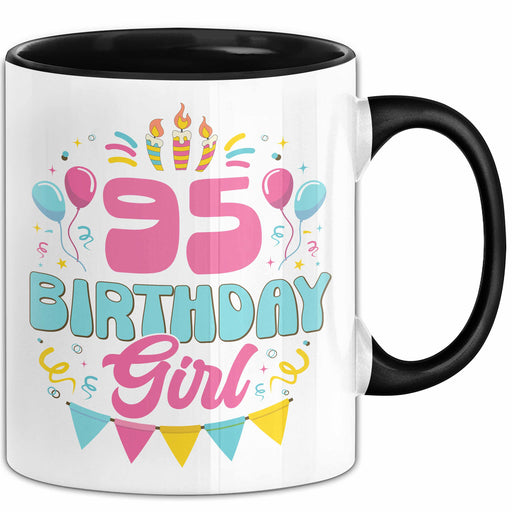 95. Geburtstag Tasse Frauen Mädchen Geschenkidee Lustig 95 Birthday Girl Lustiger Spruch Mutter Mama Oma Trendation