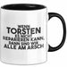Torsten Tasse Wenn Torsten Nicht Repariert, Sind Wir Am Arsch Geschenk Schwarz Trendation