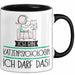 Geschenk für Katzenpsychologin Tasse Lustige Geschenkidee Geburtstag Ich Bin Katzenpsychologin Ich Darf Das Trendation