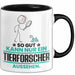 Tierforscher Geschenk Tasse So Gut Kann Nur Ein Tierforscher Aussehen Geschenkidee Kaffee-Becher Schwarz Trendation