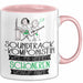 Soundtrack-Komponistin Weil Es Keinen Schöneren Beruf Gibt Tasse Geschenk für Eine Soundtrack-Komponistin Lustig Rosa Trendation