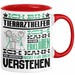 Tierarzthelfer Geschenk Kaffee-Tasse Geschenkidee für Tierarzthelfer Ich Bin Tierarzthelfer Ich Kann Es Dir Erklären Jedoch Nicht Für Dich Verstehen Spruch Lustig Rot Trendation