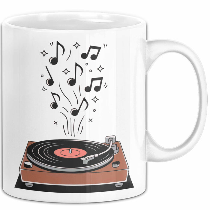 Vinyl Liebhaber Tasse Geschenk Lustige Geschenkidee Spruch Für Platten Sammler Weiß Trendation