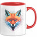 Fuchs Tierliebhaber Tasse Geschenk Lustige Geschenkidee Spruch Rot Trendation