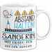 Sängerin Tasse Geschenk Lustig Abstand Halten Hochleistungs-Sängerin Mit Drang Zur Perfektion Bei Der Arbeit Weiß Trendation