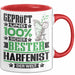 Harfenist Geschenk Lustiger Spruch für Harfenist Geschenkidee Bester Harfenist Der Welt Rot Trendation