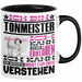 Tonmeister Geschenk Tasse Lustige Geschenkdiee für einen Tonmeister Geburtstag Ich Bin Tonmeister Ich Kann Es Dir Erklären Aber Nicht Für Dich Verstehen Schwarz Trendation
