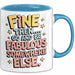 Büroarbeit Kollege Abschied Tasse Geschenk Lustige Geschenkidee Spruch Na Dann… Geh Und Sei Woanders Fabulös Blau Trendation