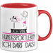 Geschenk für Hundesportlerin Tasse Lustige Geschenkidee Geburtstag Ich Bin Hundesportlerin Ich Darf Das Trendation