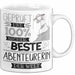 Beste Abenteurerin Der Welt Tasse Geschenk für Eine Abenteurerin Geprüft Und Sicher Geschenkidee Geburtstag Weihnachten Weiß Trendation