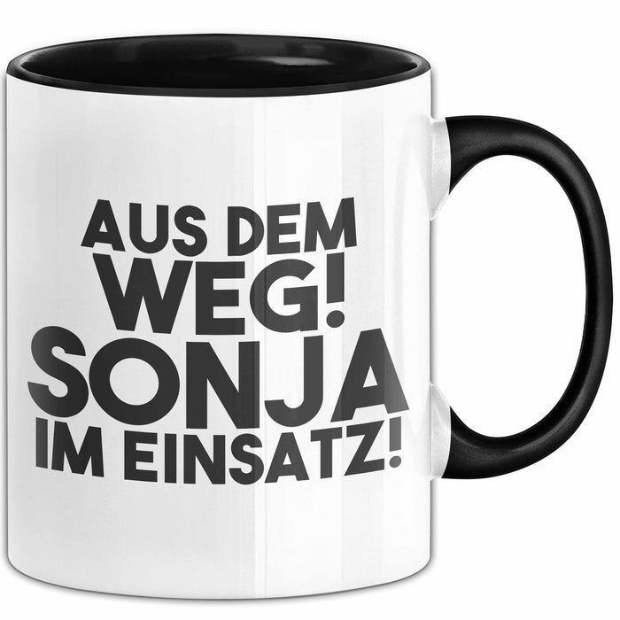 Sonja Tasse Aus Dem Weg! Sonja Im Einsatz! Geschenk