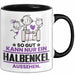 Halbenkel Geschenk Tasse So Gut Kann Nur Ein Halbenkel Aussehen Geschenkidee Kaffee-Becher Schwarz Trendation
