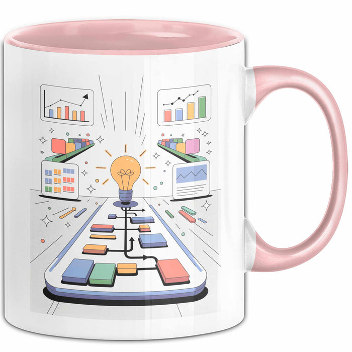 Produktmanager Tasse Geschenk Lustige Geschenkidee Spruch Für Produkt Strategen Rosa Trendation