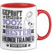 Hundetrainer Geschenk Lustiger Spruch für Hundetrainer Geschenkidee Bester Hundetrainer Der Welt Rot Trendation