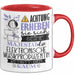 Elektronische Musikproduzentin Tasse Geschenk Lustiger Spruch Bitte Erheben Sie Sich Seine Majestät Die Elektronische Musikproduzentin Betritt Den Raum Rot Trendation